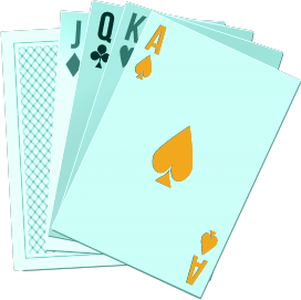 gambling cards illustration